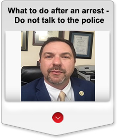 
What to do after an arrest - Do not talk to the police